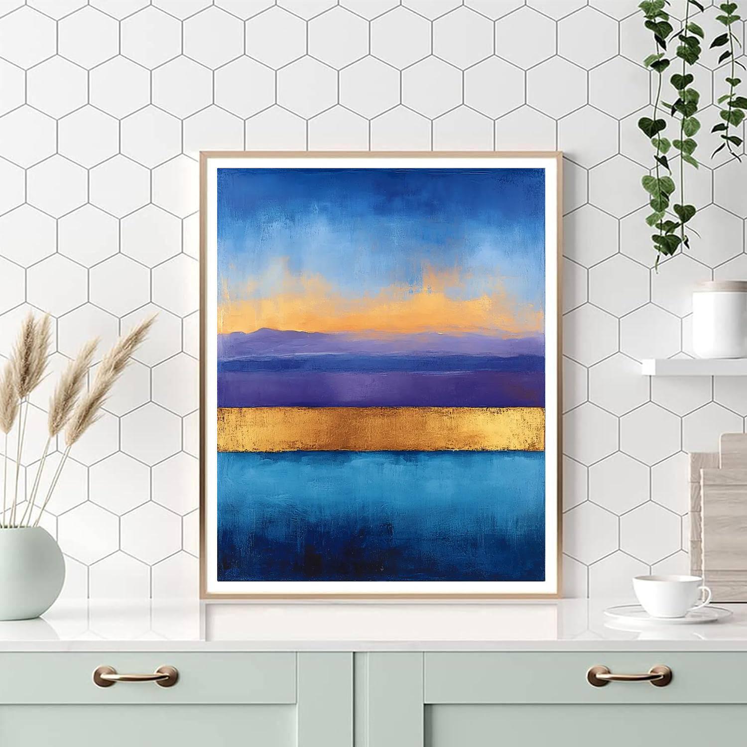 Mark Rothko Inspired Ethereal Twilight Serenity  Numbered Painting Kits