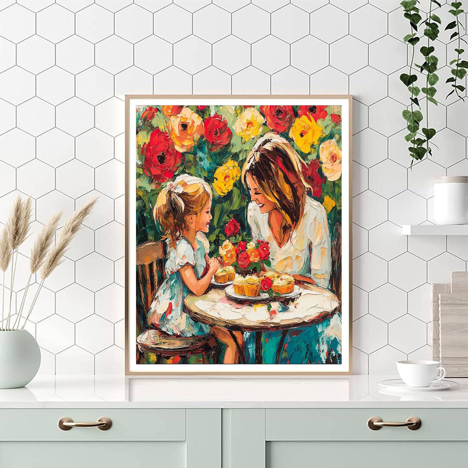 Mother’s Day Tea Party Numbered Painting Kits