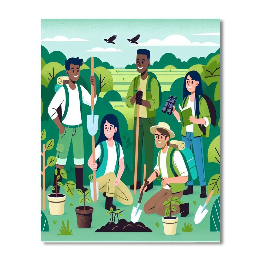 Eco-explorers Adventure Paint By Color