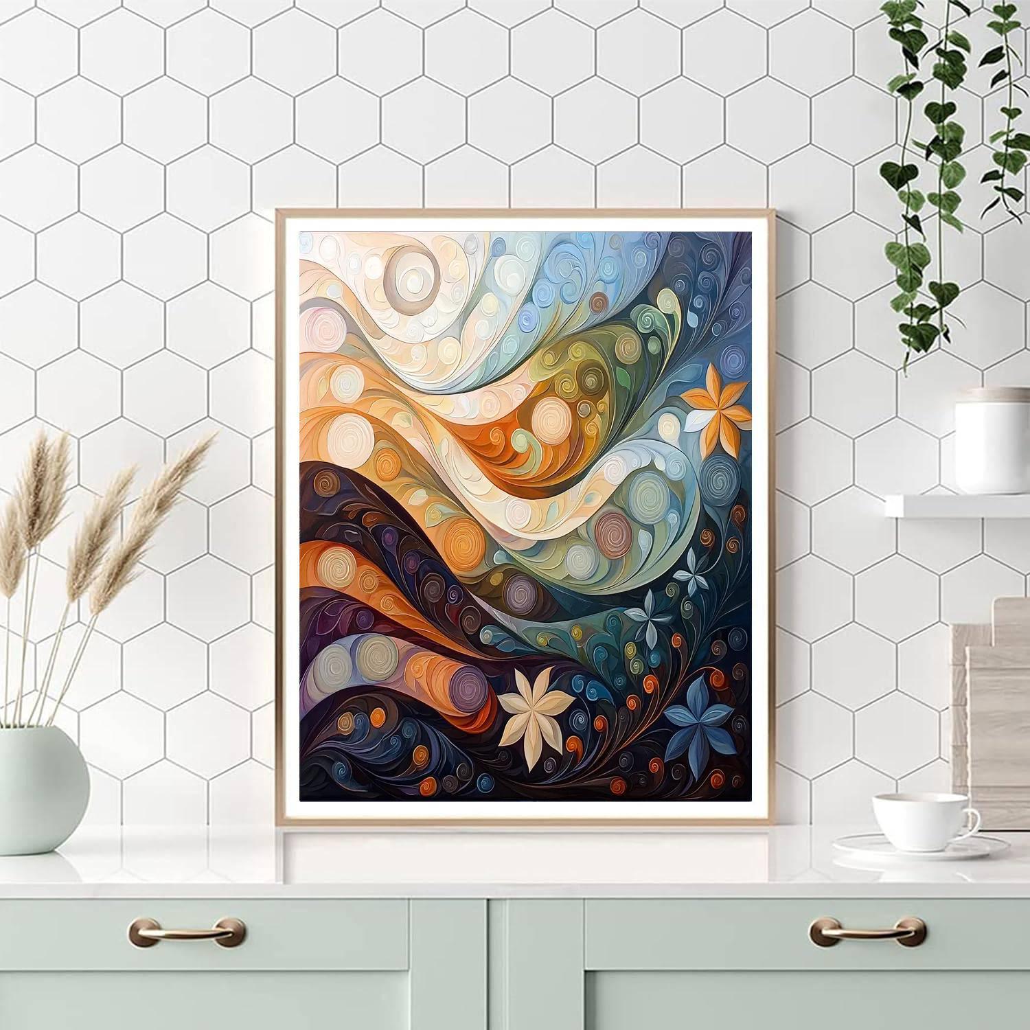 Gustav Klimt Inspired Eternal Whispers  Paint By Color