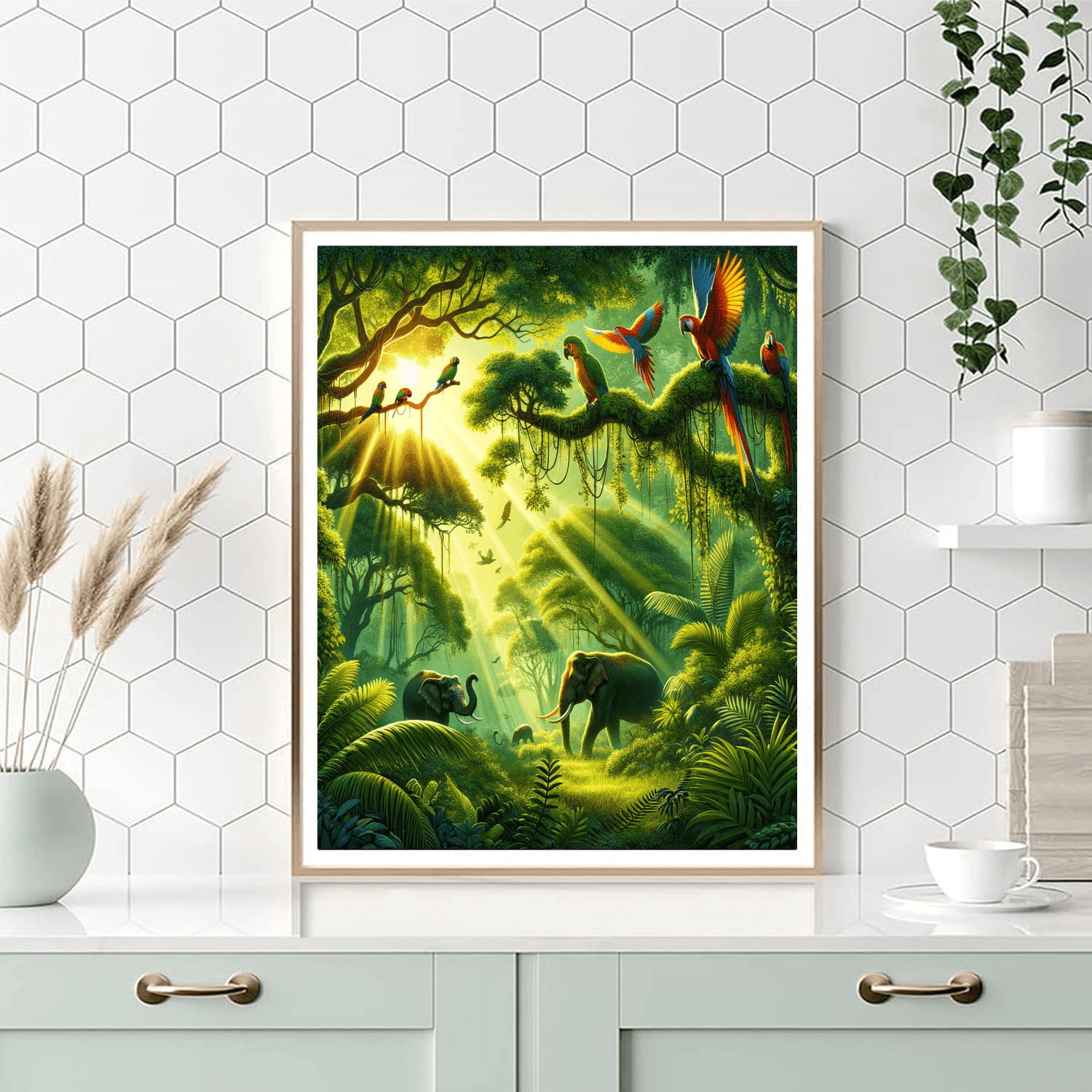 Sunlit Jungle Safari Paint By Numbers Kits