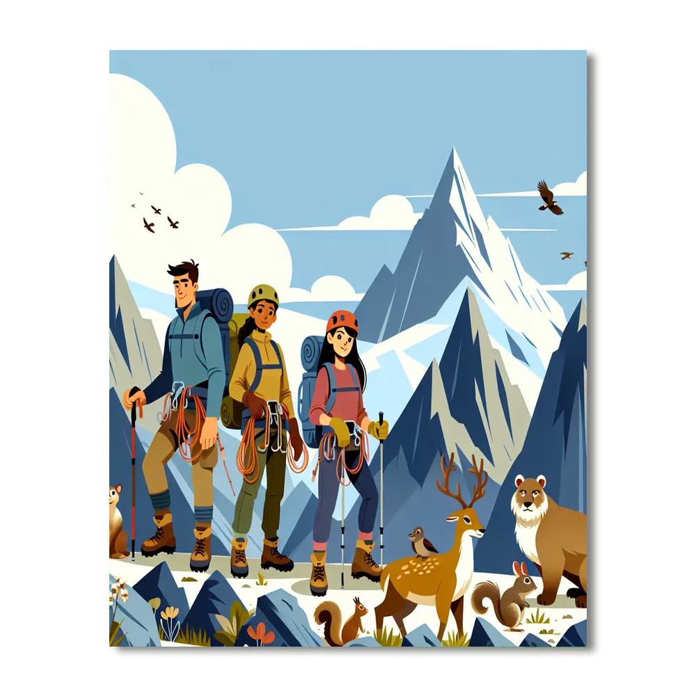Rocky Mountain Expedition Numbered Painting Kits