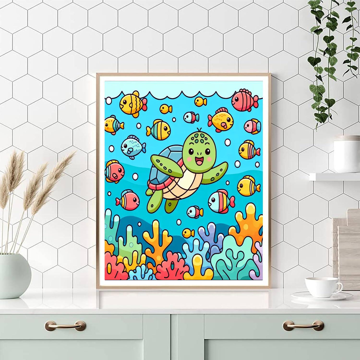 Underwater Exploration Journey Paint By Numbers Kits