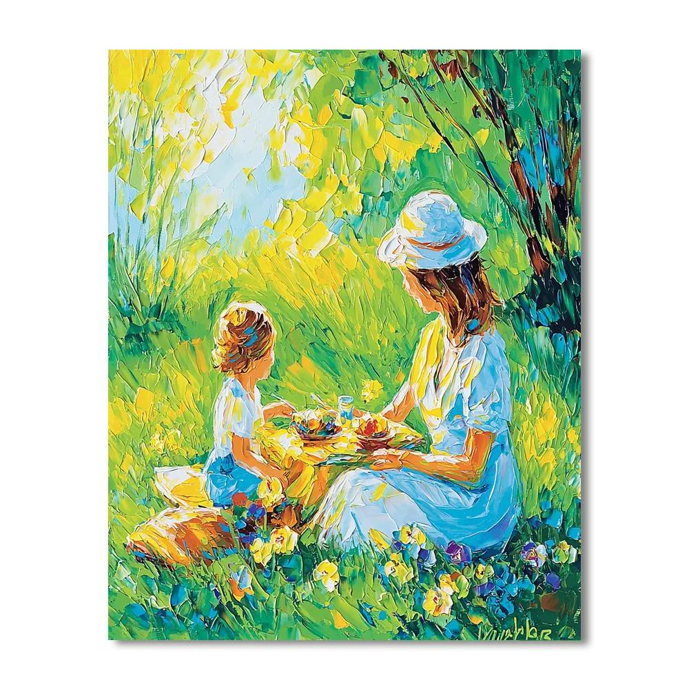 Mom And Me In The Sun Paint By Numbers Kits