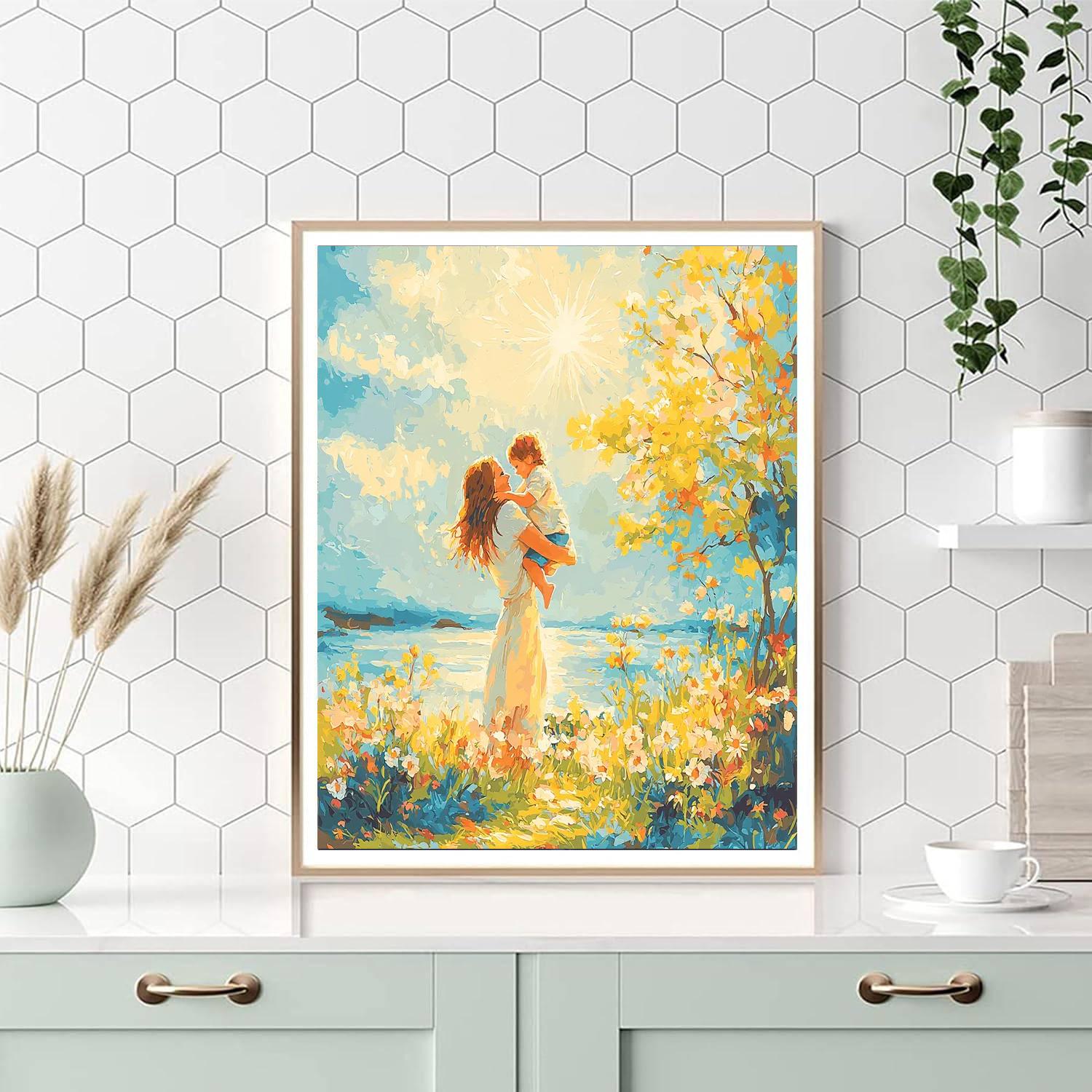 Sunshine And Hugs Number Painting