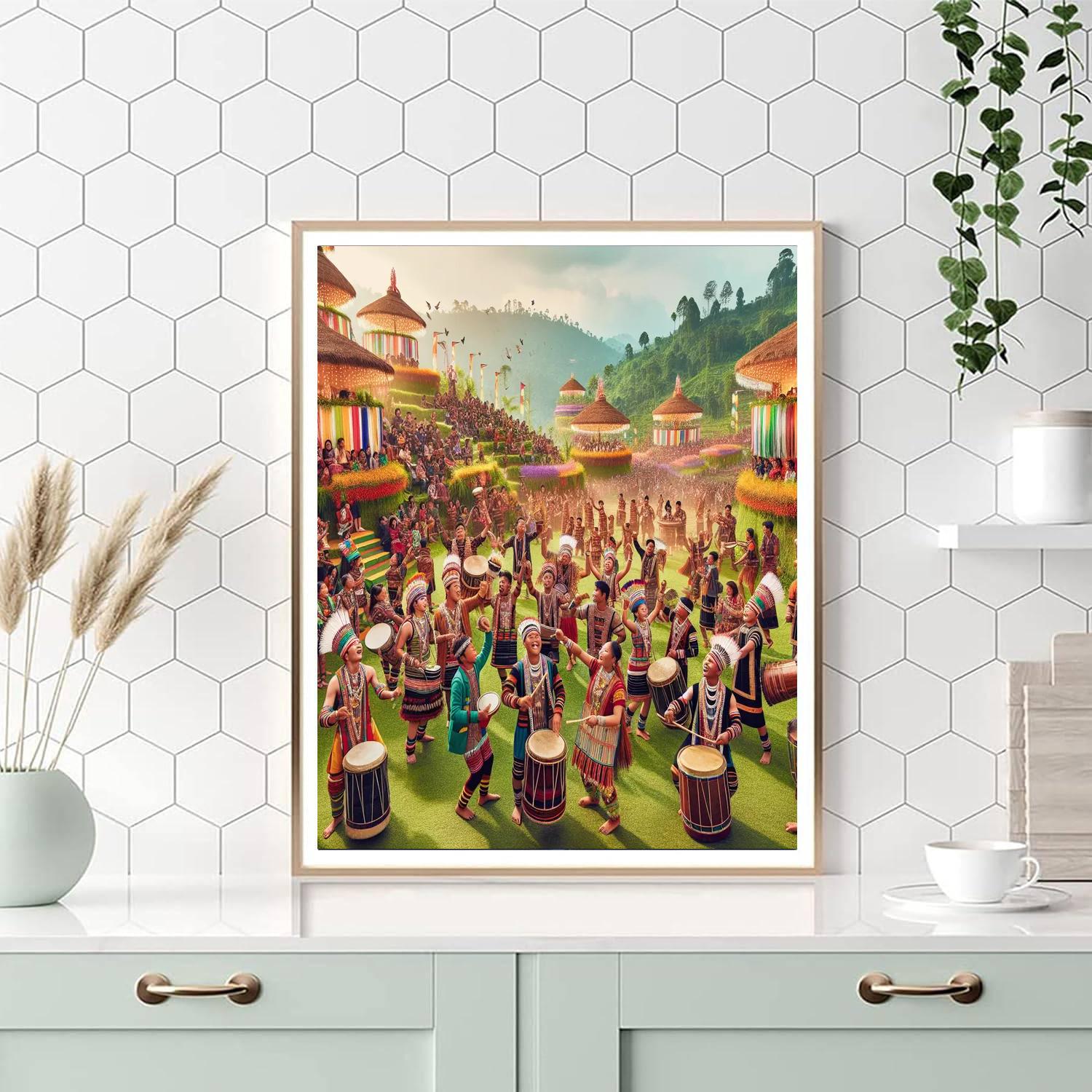 Wangala Festival Painting Number Kit