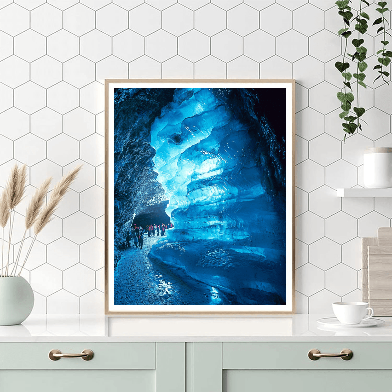 Crystal Cave Of Iceland Numbered Painting Kits