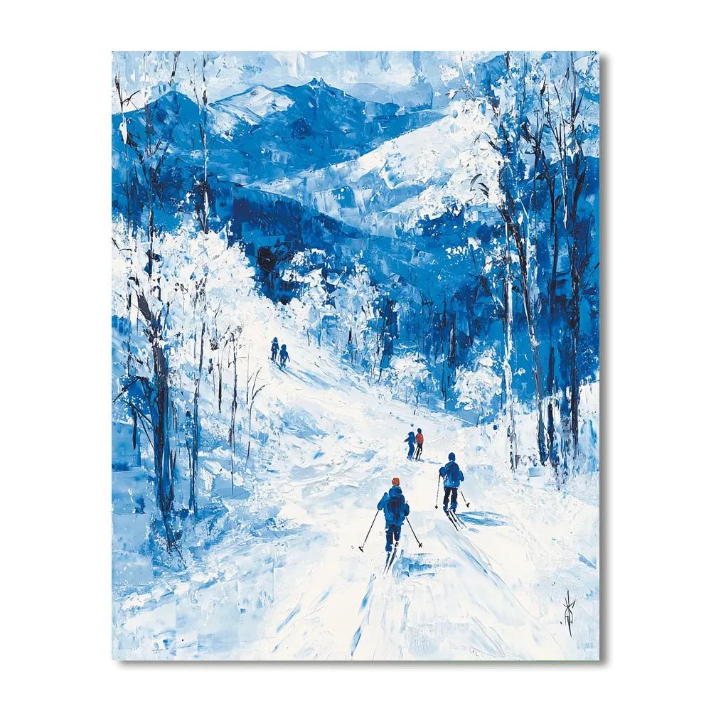 Mom's Winter Wonderland Paint By Numbers