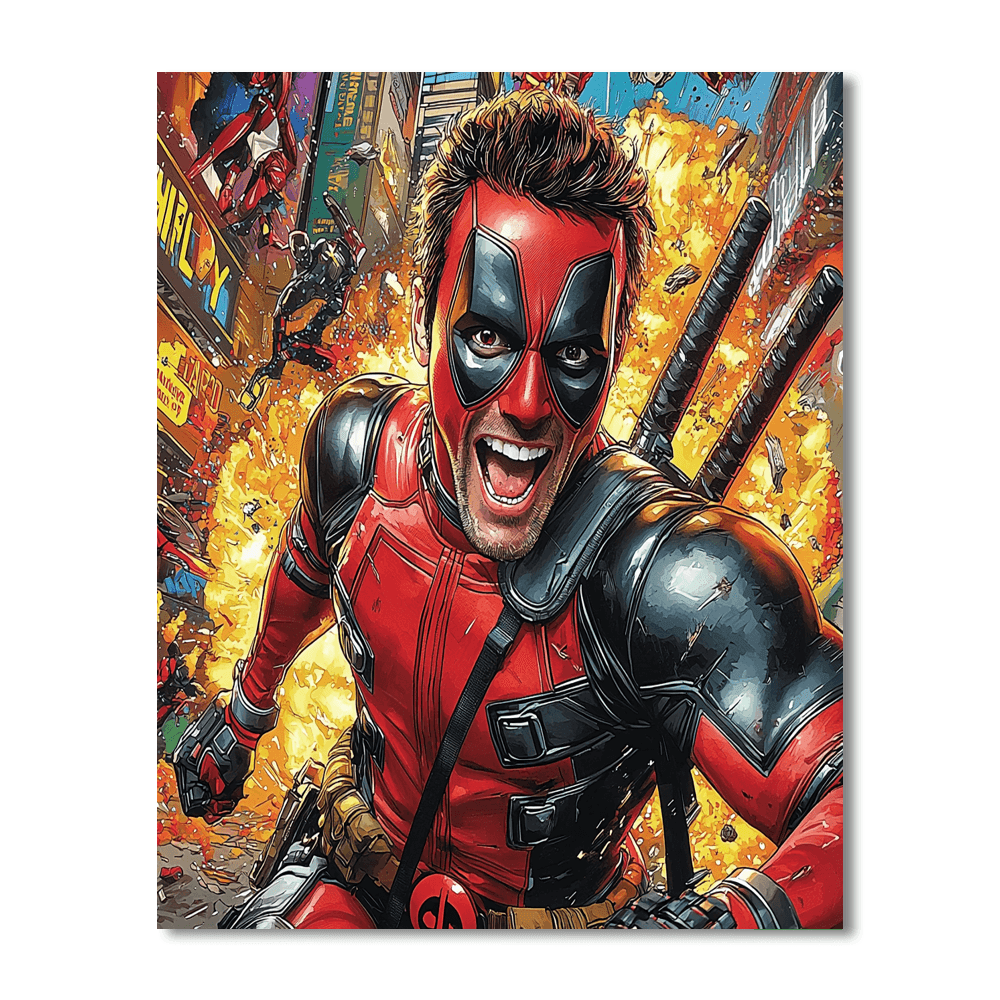 Ryan Reynolds: The Humor Behind The Merc With A Mouth Paint By Numbers Kits