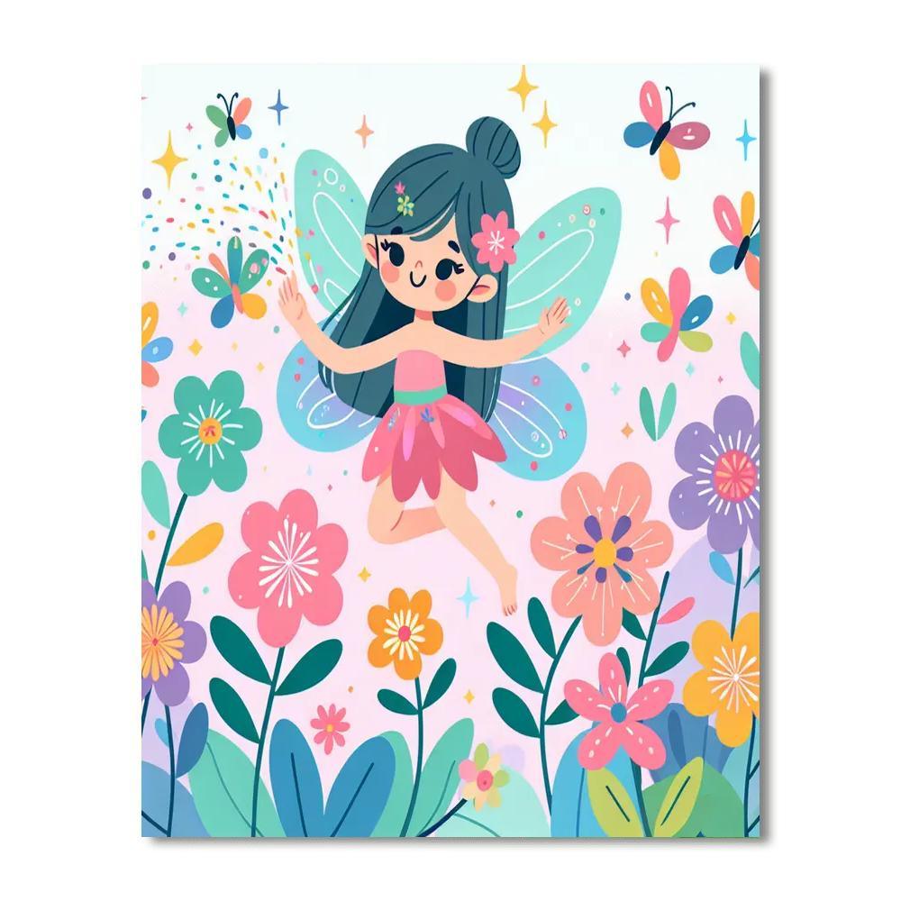 Fantasy Fairy Land Paint By Numbers Art