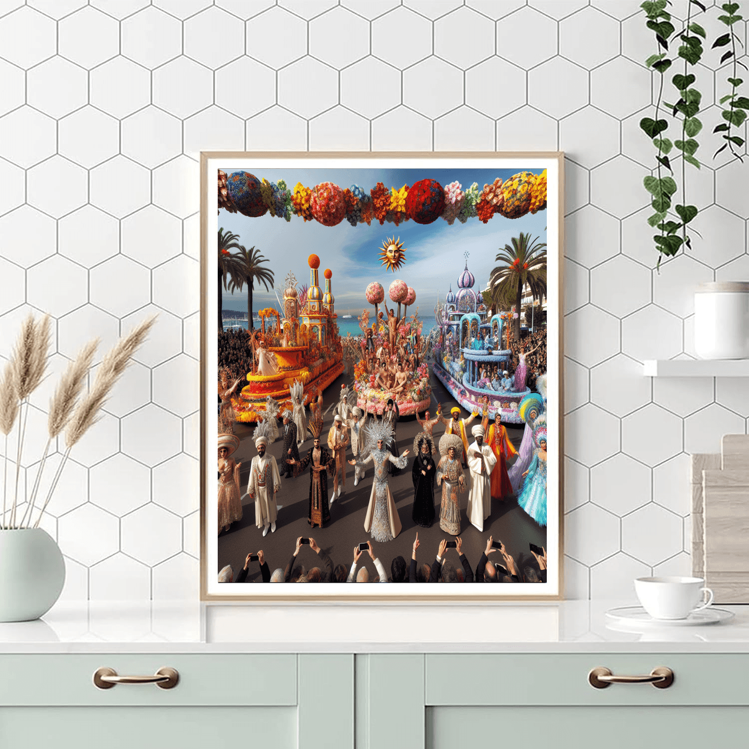 Nice Carnival - Nice, France Painting By Numbers Kit