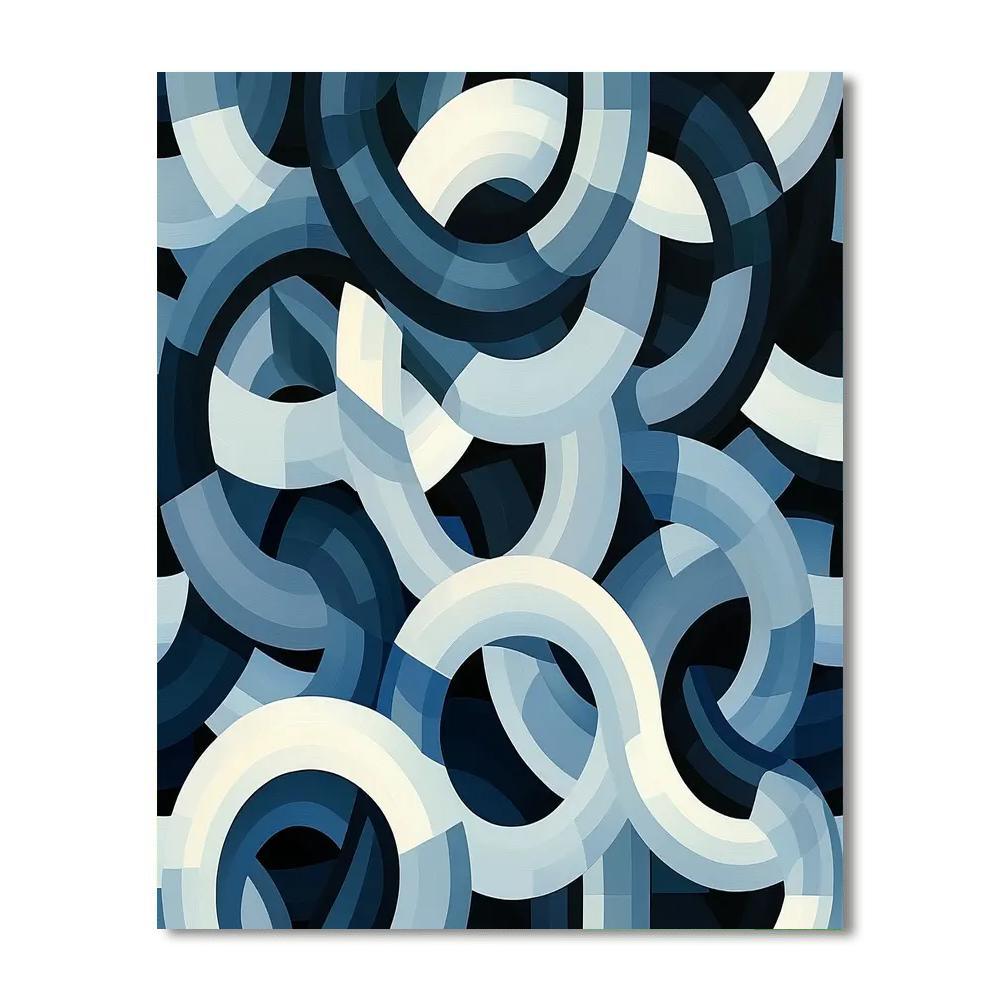M.C. Escher Inspired Metaphysical Geometries  Painting Number Kit