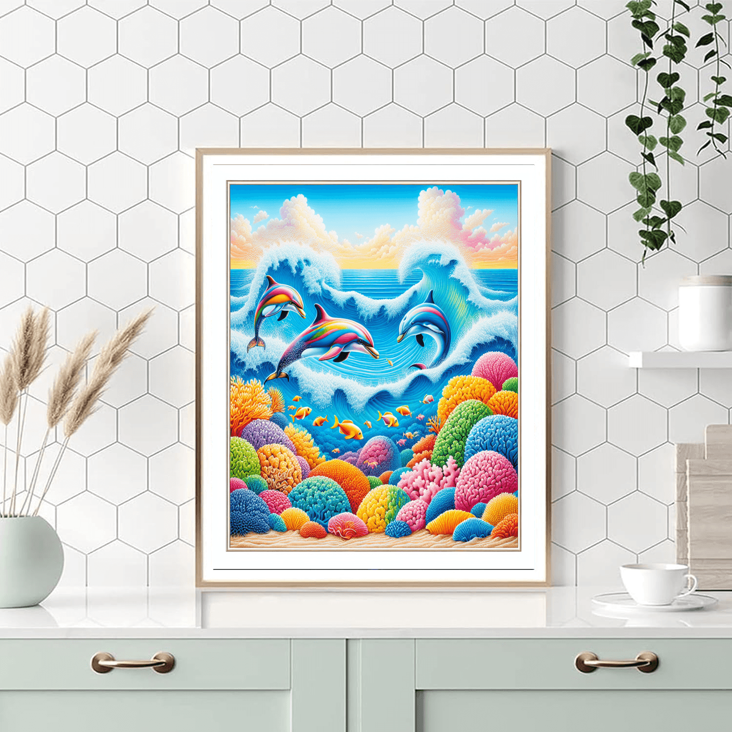 Whimsical Ocean Scenes Painting By Numbers Kit
