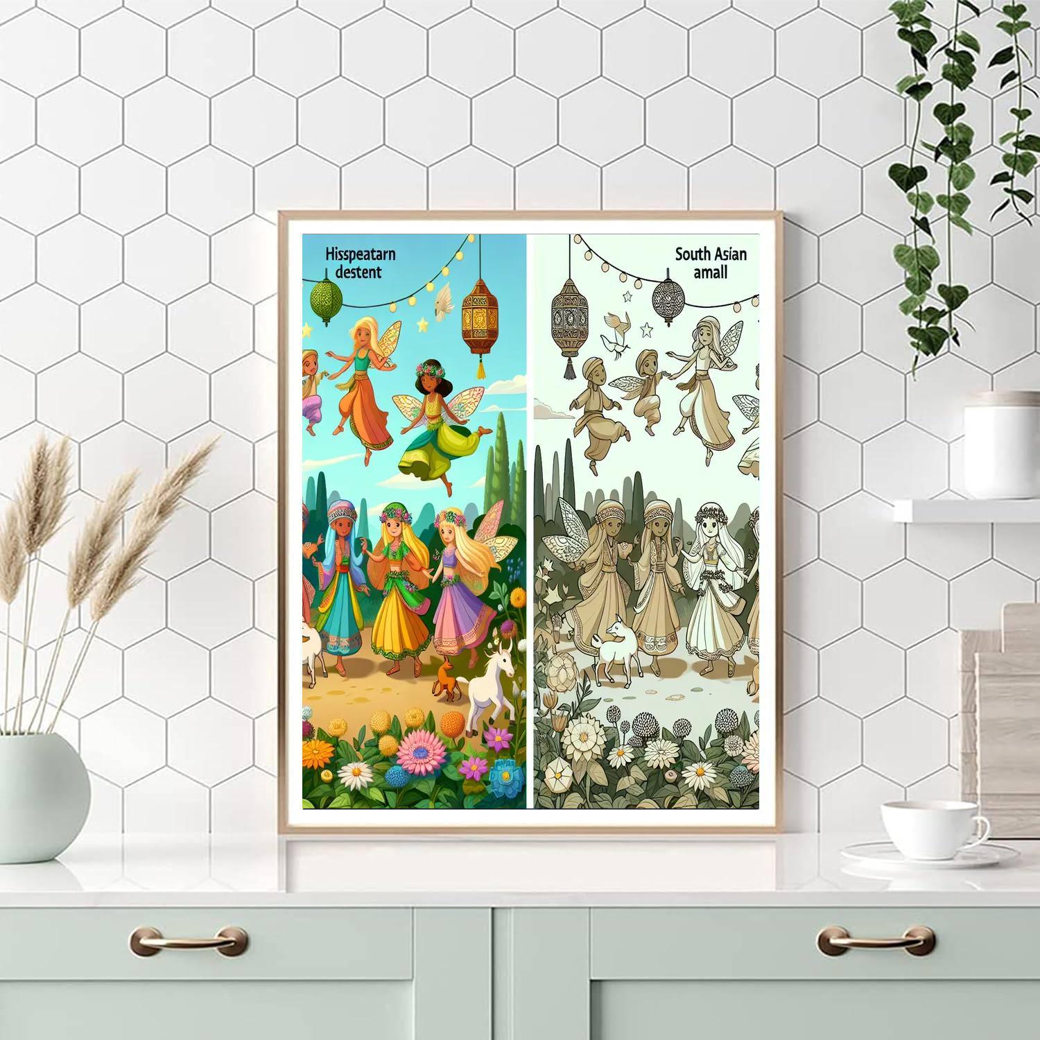 Enchanted Garden Festival Painting By Numbers Kit