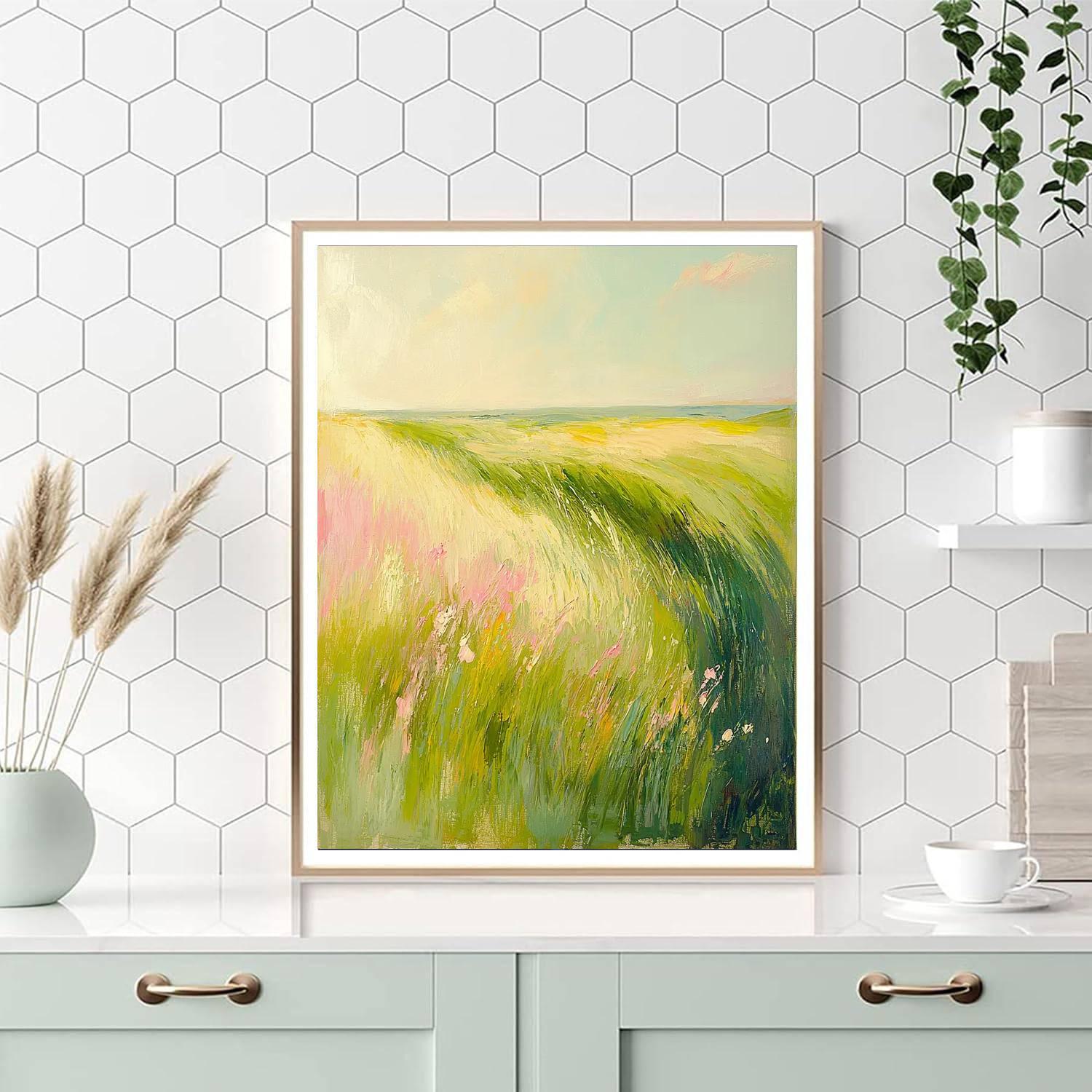 Edgar Degas Inspired Whispering Meadows Dreamscape  Paint By Number