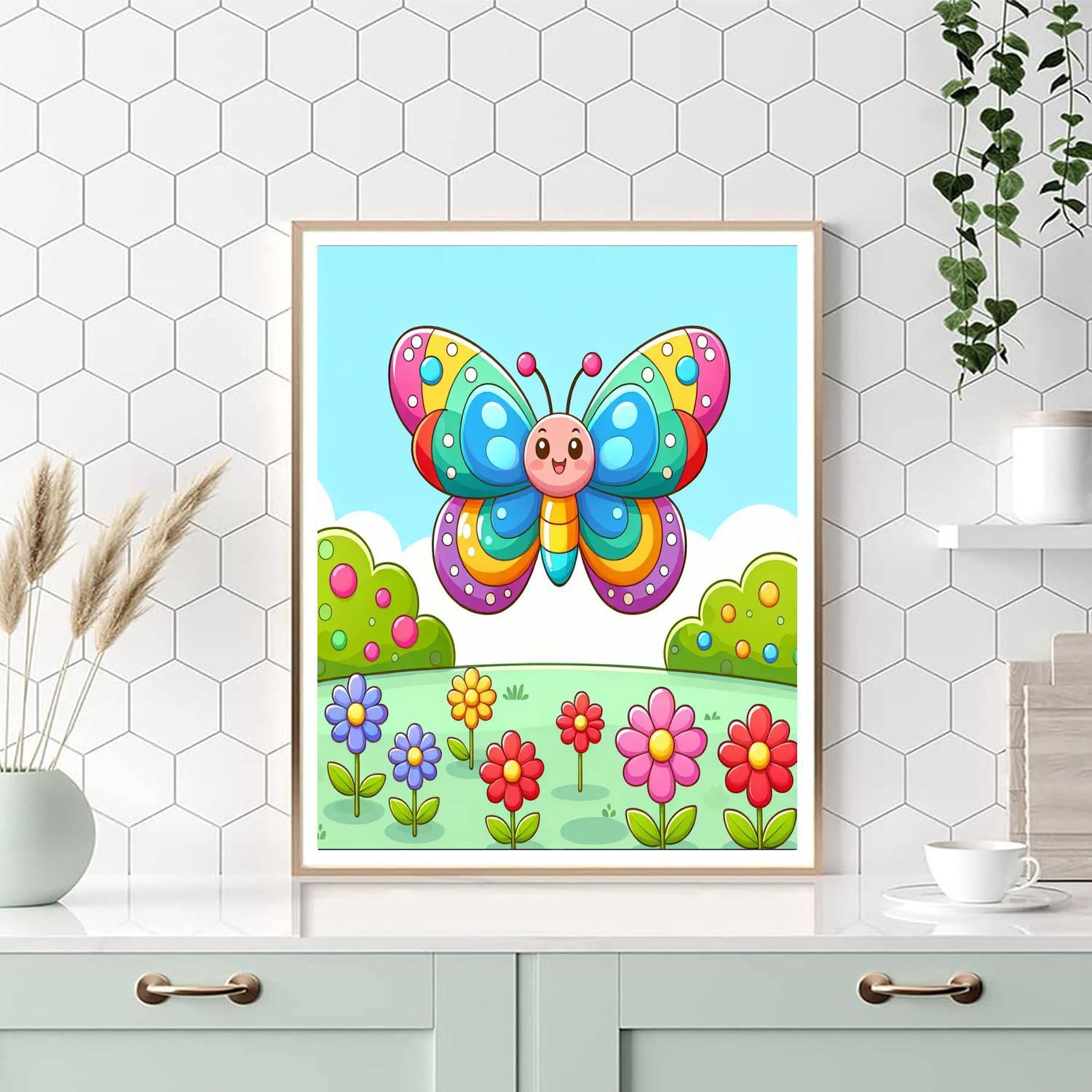 Blissful Butterfly Numbered Painting Kits