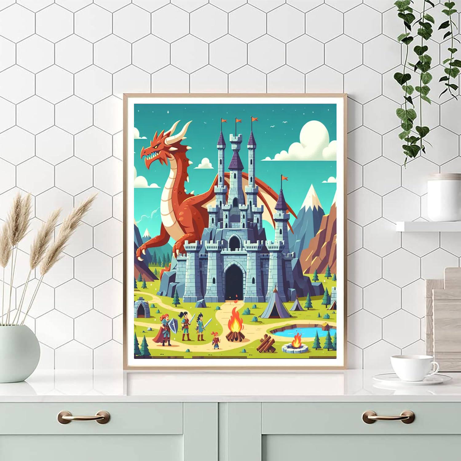 Dragon's Keep Paint By Number