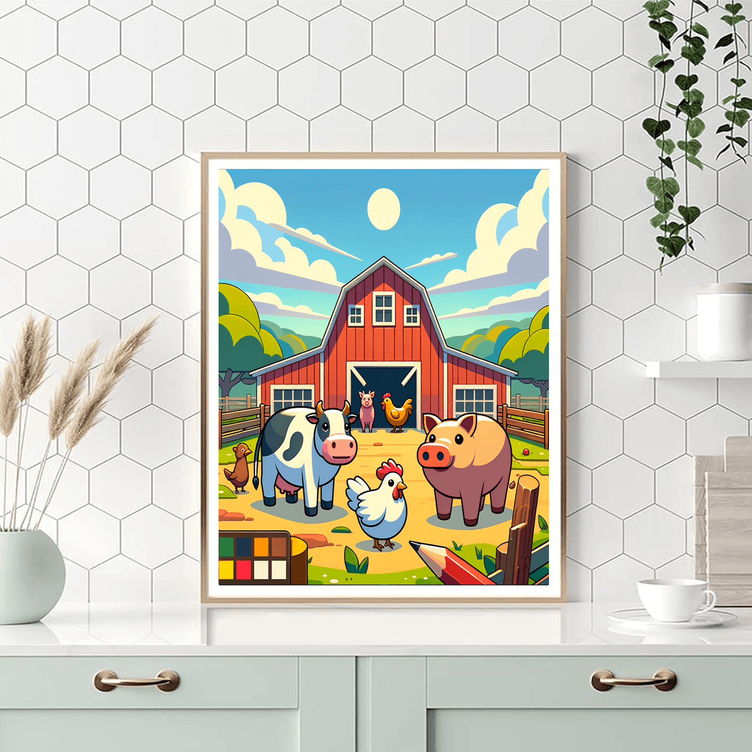 Farmyard Frolics Paint By Numbers Kits