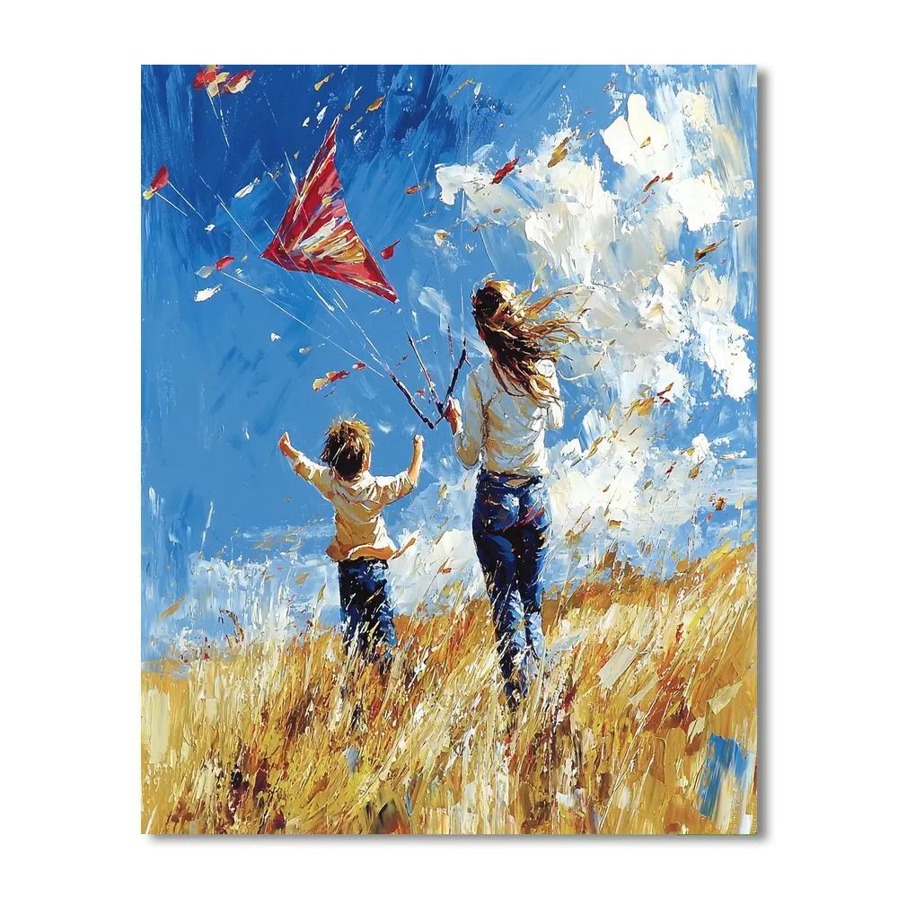 Gentle Breeze Of Change Number Painting