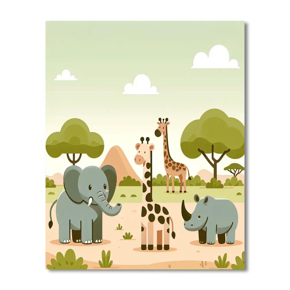 Nature's Giants Paint By Color