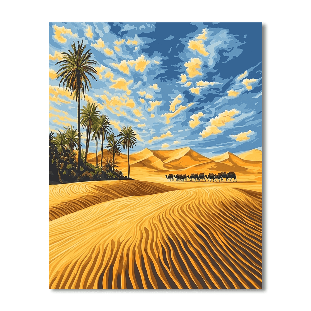 The Sahara Desert Paint By Numbers Art