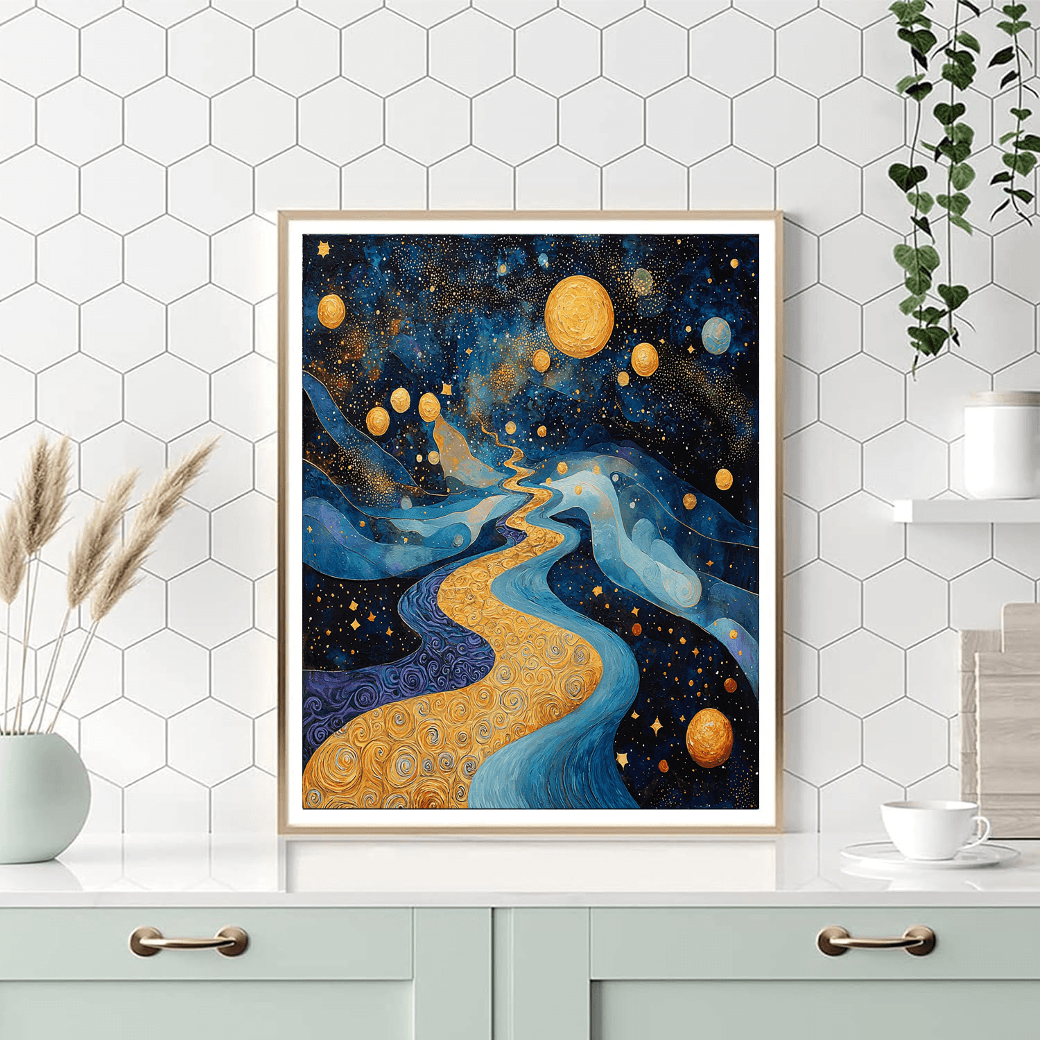 Salvador Dalí Inspired Celestial Visions  Painting By Numbers Kit