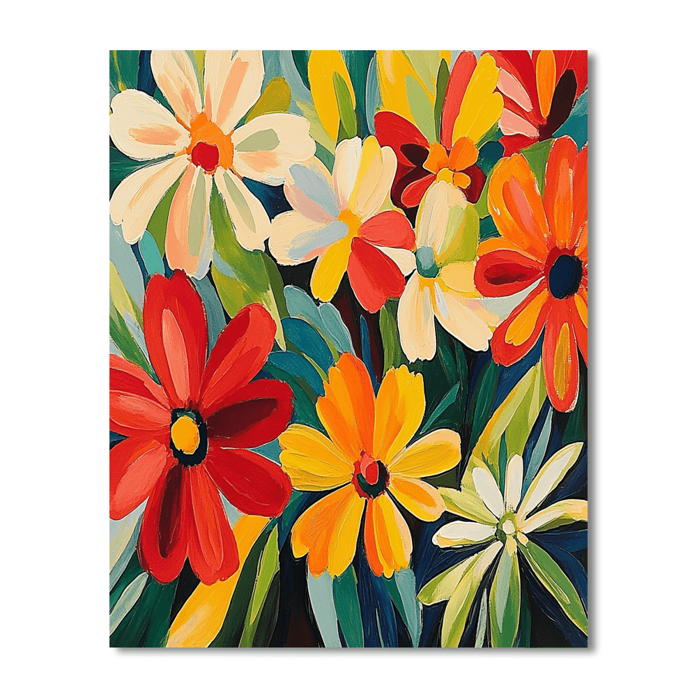 Henri Matisse Inspired Floral Wonderland  Painting By Numbers Kit