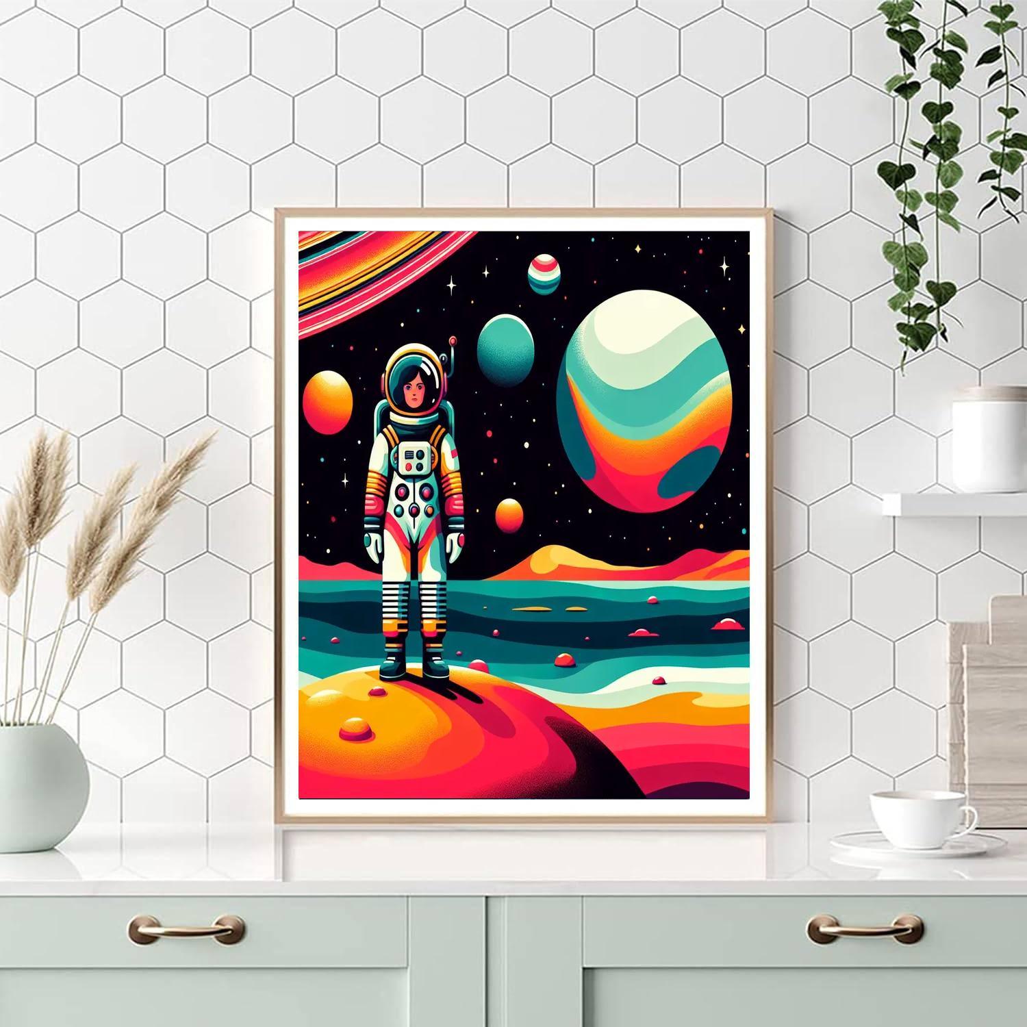 Galaxy Discovery Mission Painting By Numbers Kit