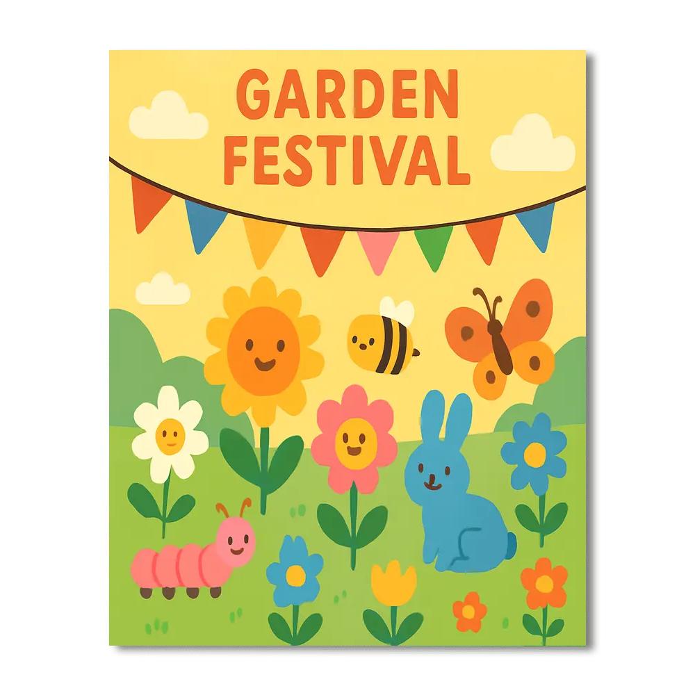 Magical Garden Festival Paint By Color