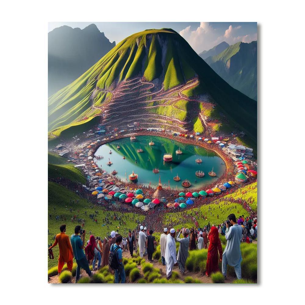 Kirkjufell Mountain Festival - Iceland Paint By Number
