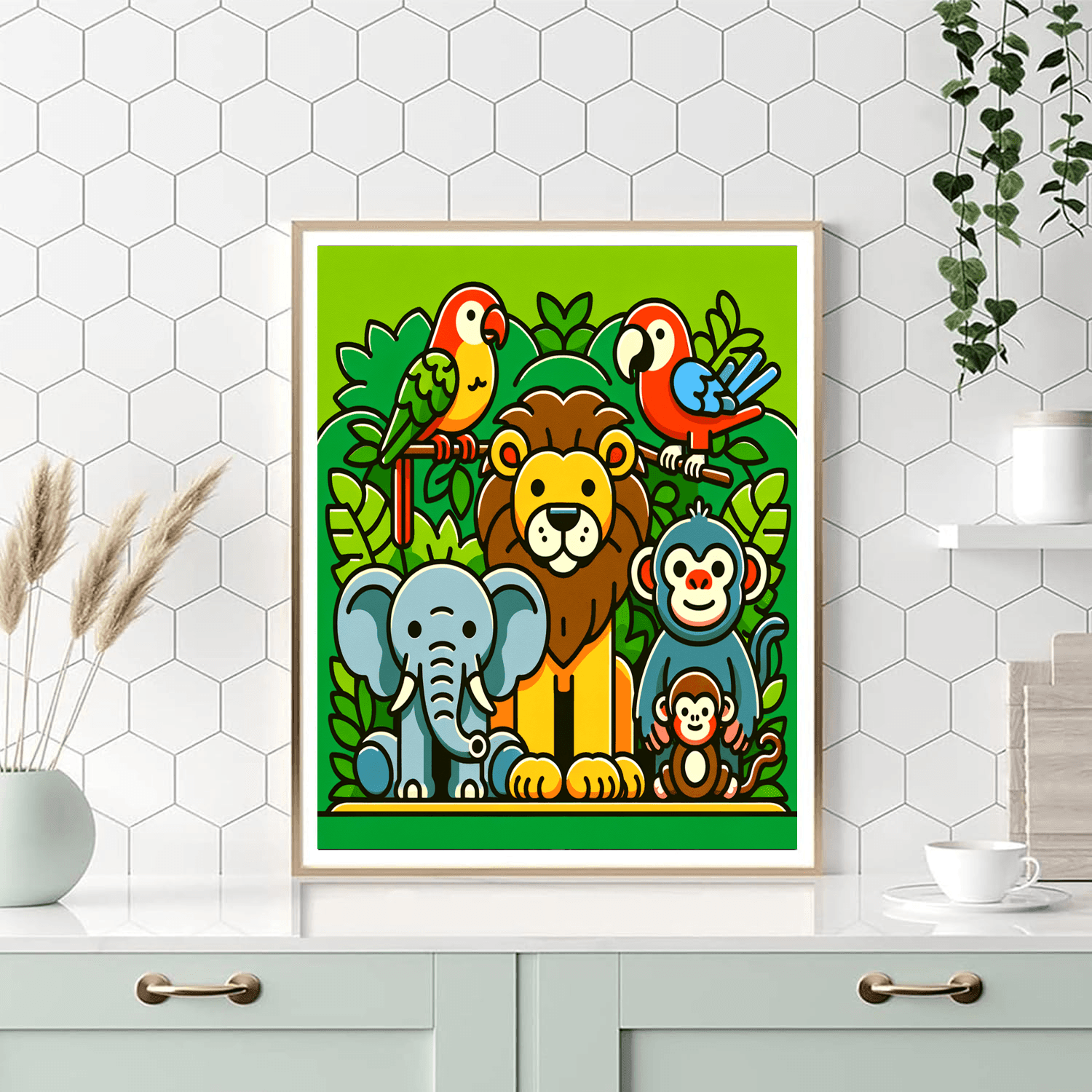 Jungle Explorers Adventure DIY Paint By Numbers