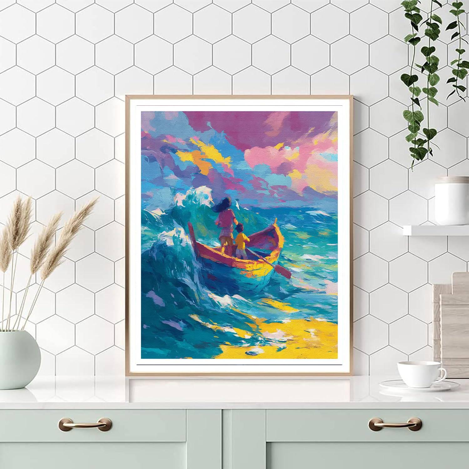 Sailing On Dream Waves Paint By Numbers Kits