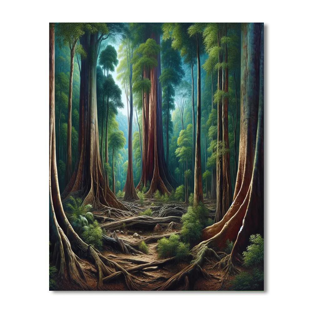 Ancient Forest Mystique Paint By Numbers