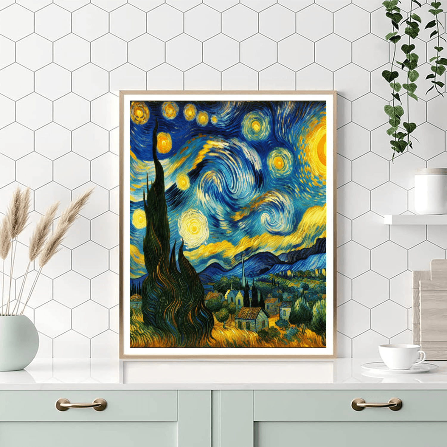 Van Gogh's Starry Night DIY Paint By Numbers