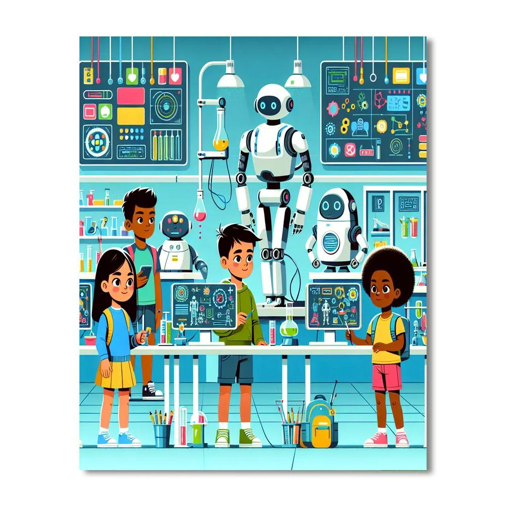 Robot Laboratory Challenge Painting Number Kit