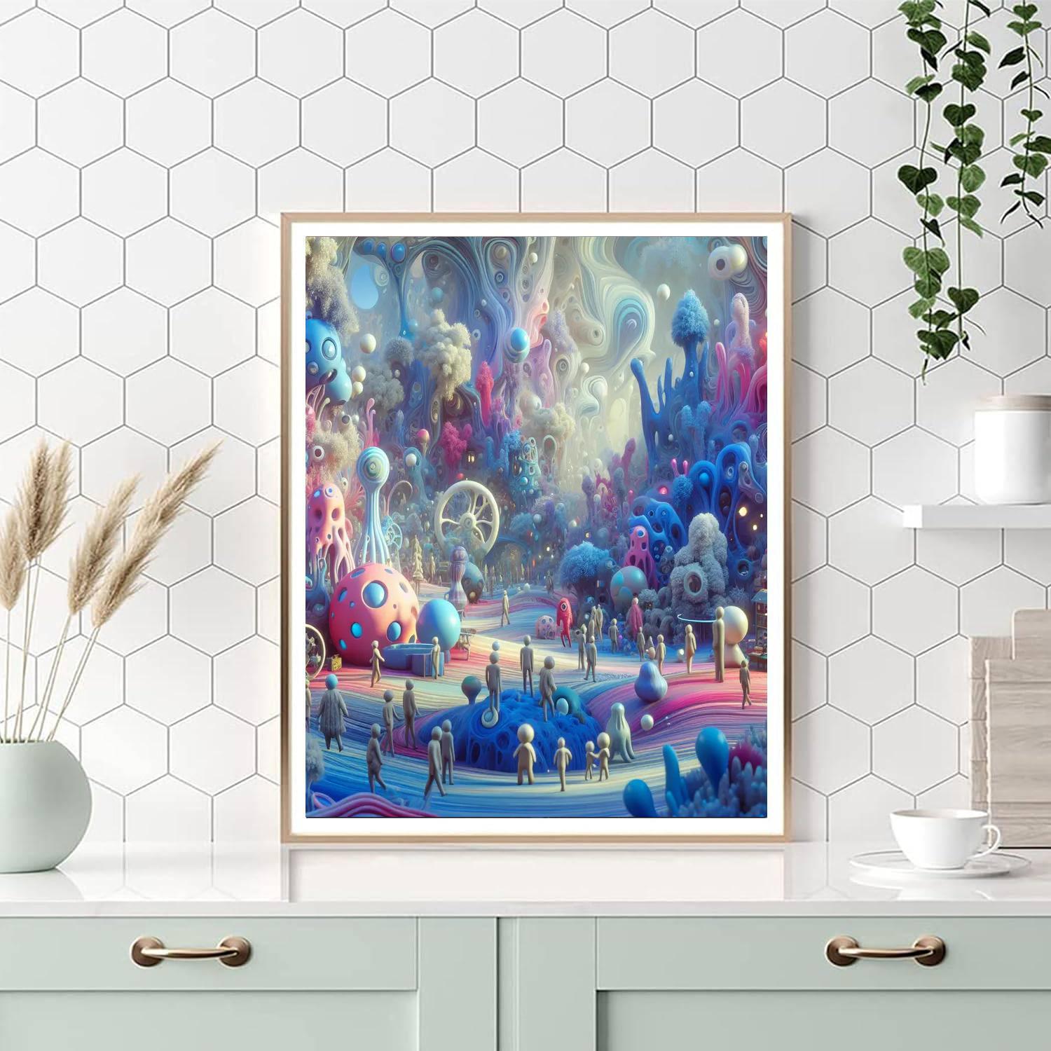 Alice's Curious Dream Paint By Numbers Kits