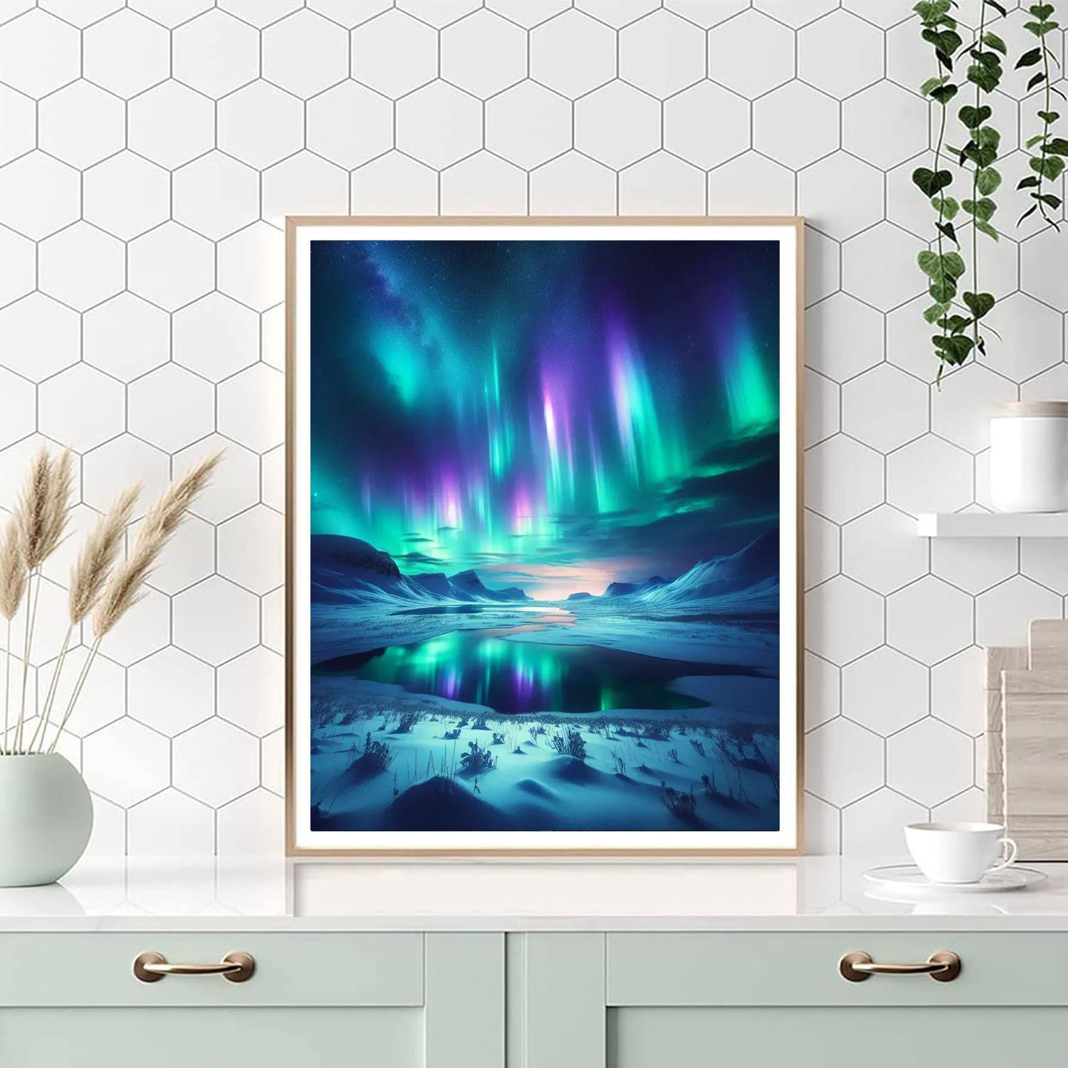 Northern Lights Mystique Numbered Painting Kits