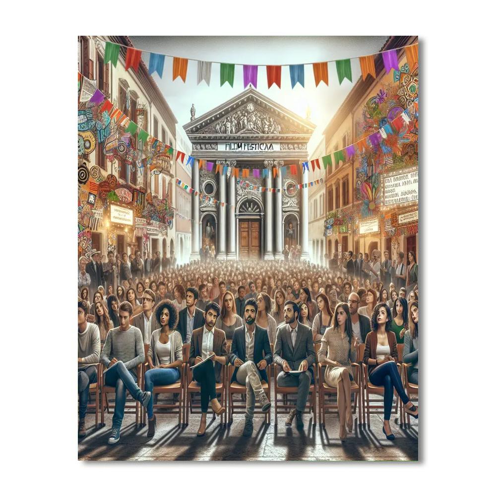 Transylvania International Film Festival Paint By Numbers Art