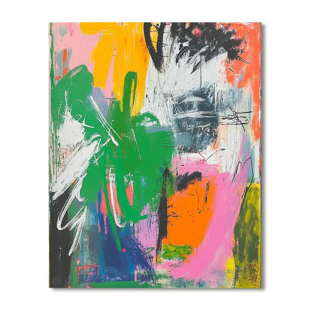Jean-Michel Basquiat Inspired The Spectrum Of Dreams  Paint By Numbers Kits