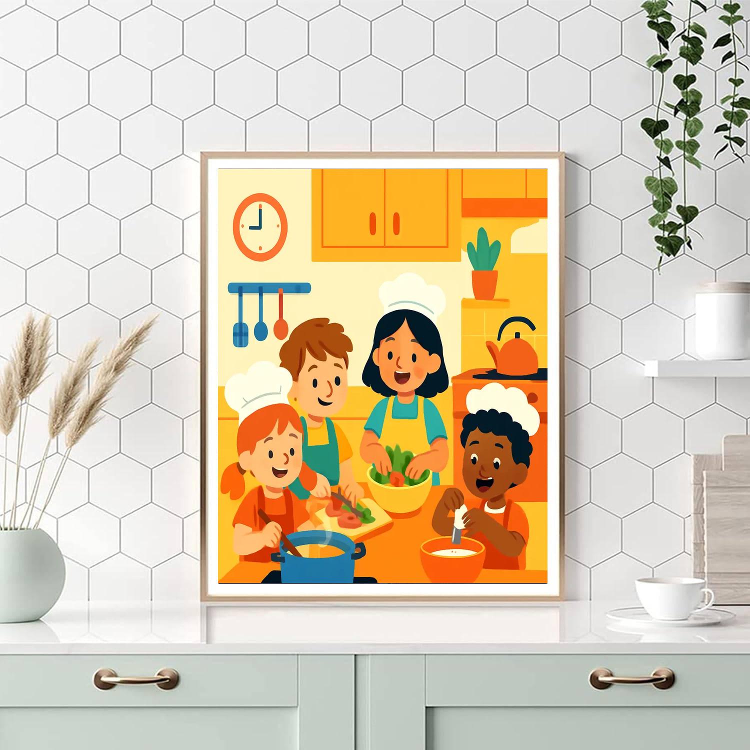 Little Chef's Delight Paint By Number