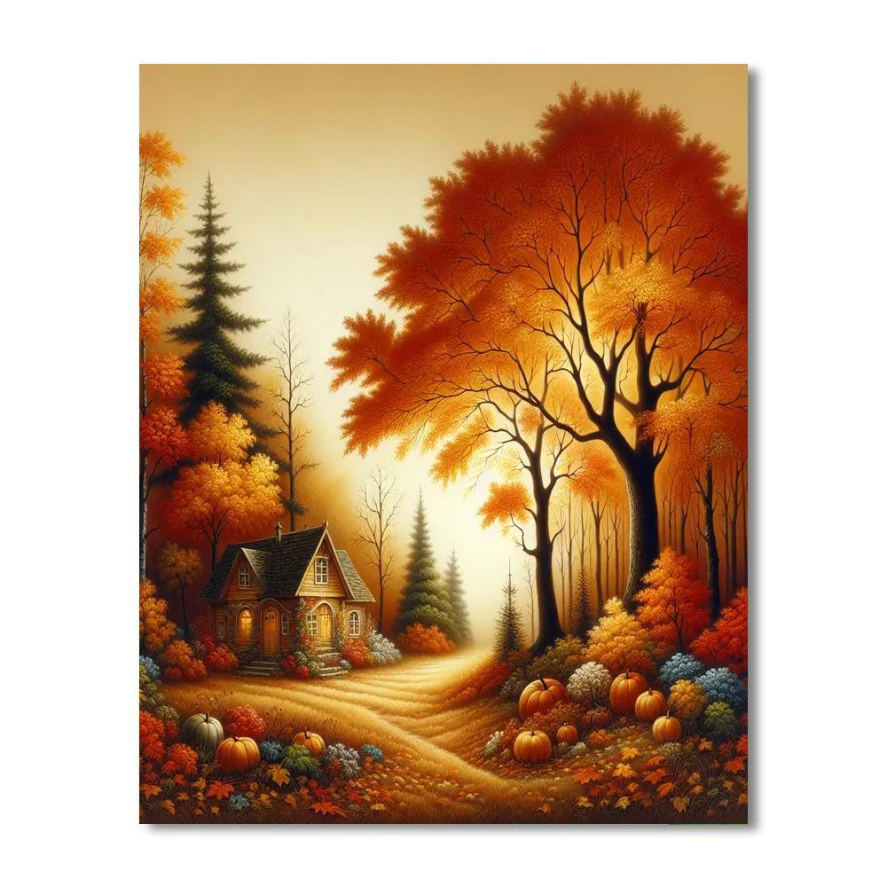 Cozy Autumn Vibes Numbered Painting Kits