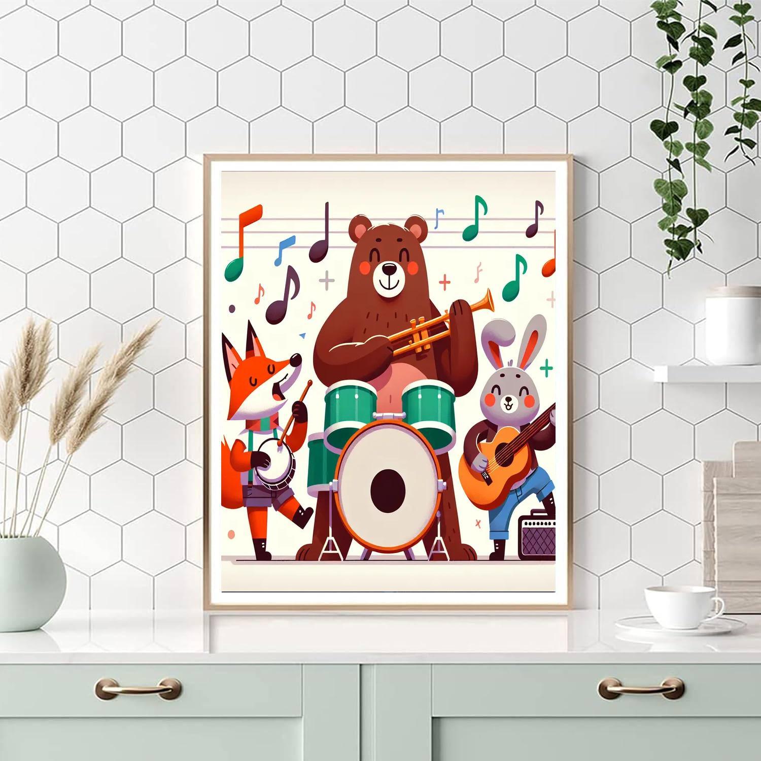 Musical Melody Fun DIY Paint By Numbers