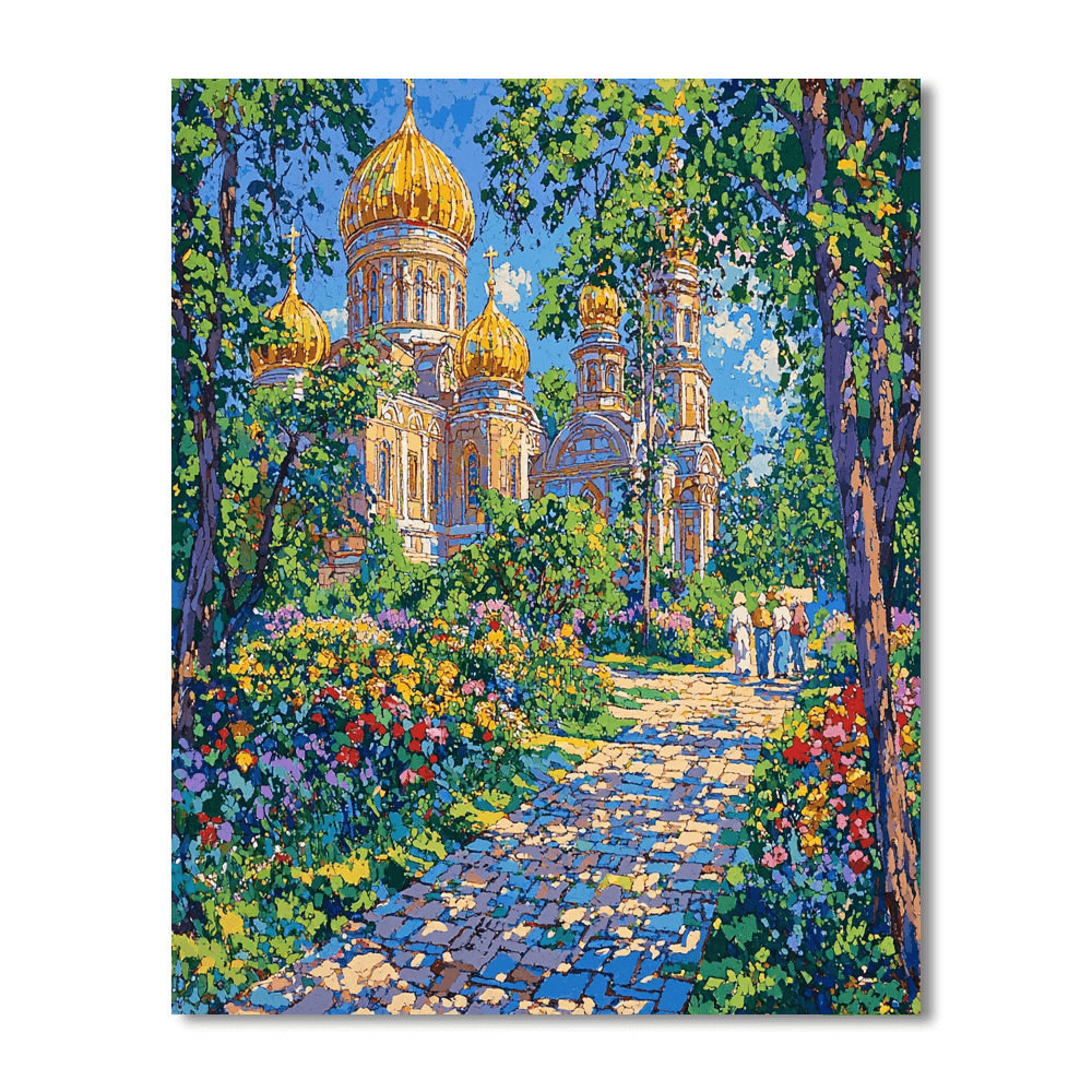 St. Michael's Golden-domed Monastery Paint By Numbers