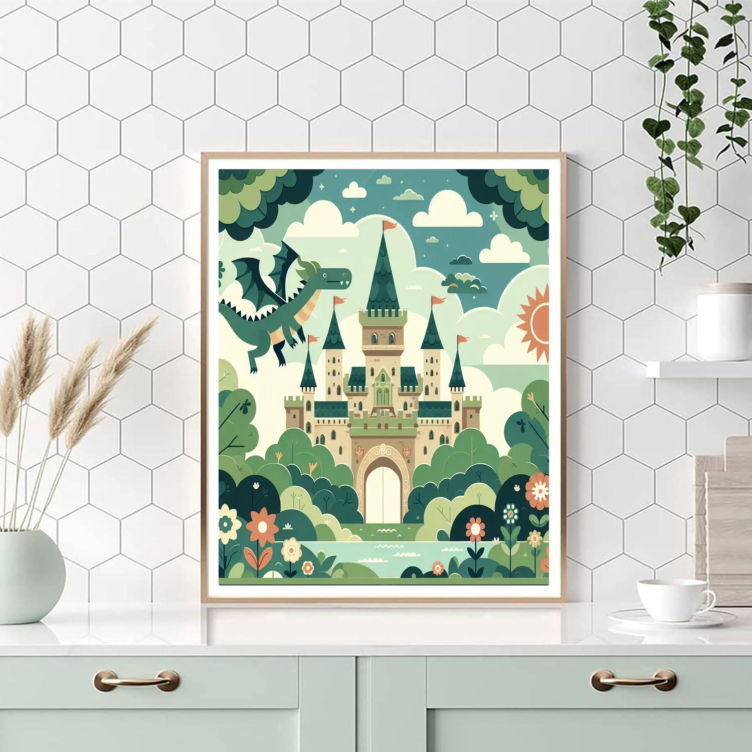 Mysterious Castle Adventure Numbered Painting Kits