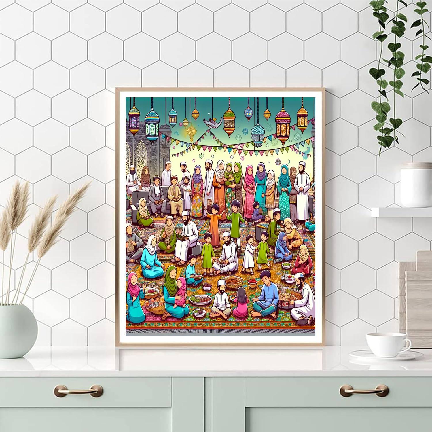 Festival Of Sacrifice (eid Al-adha) DIY Paint By Numbers