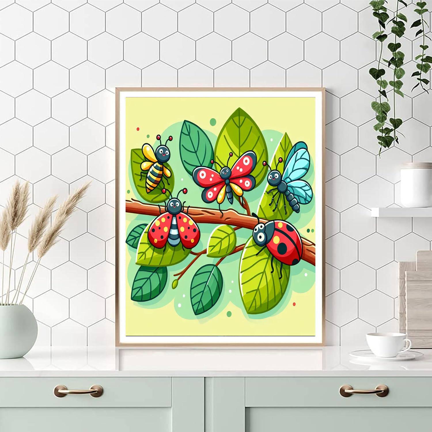 Insect Safari Adventure Paint By Color