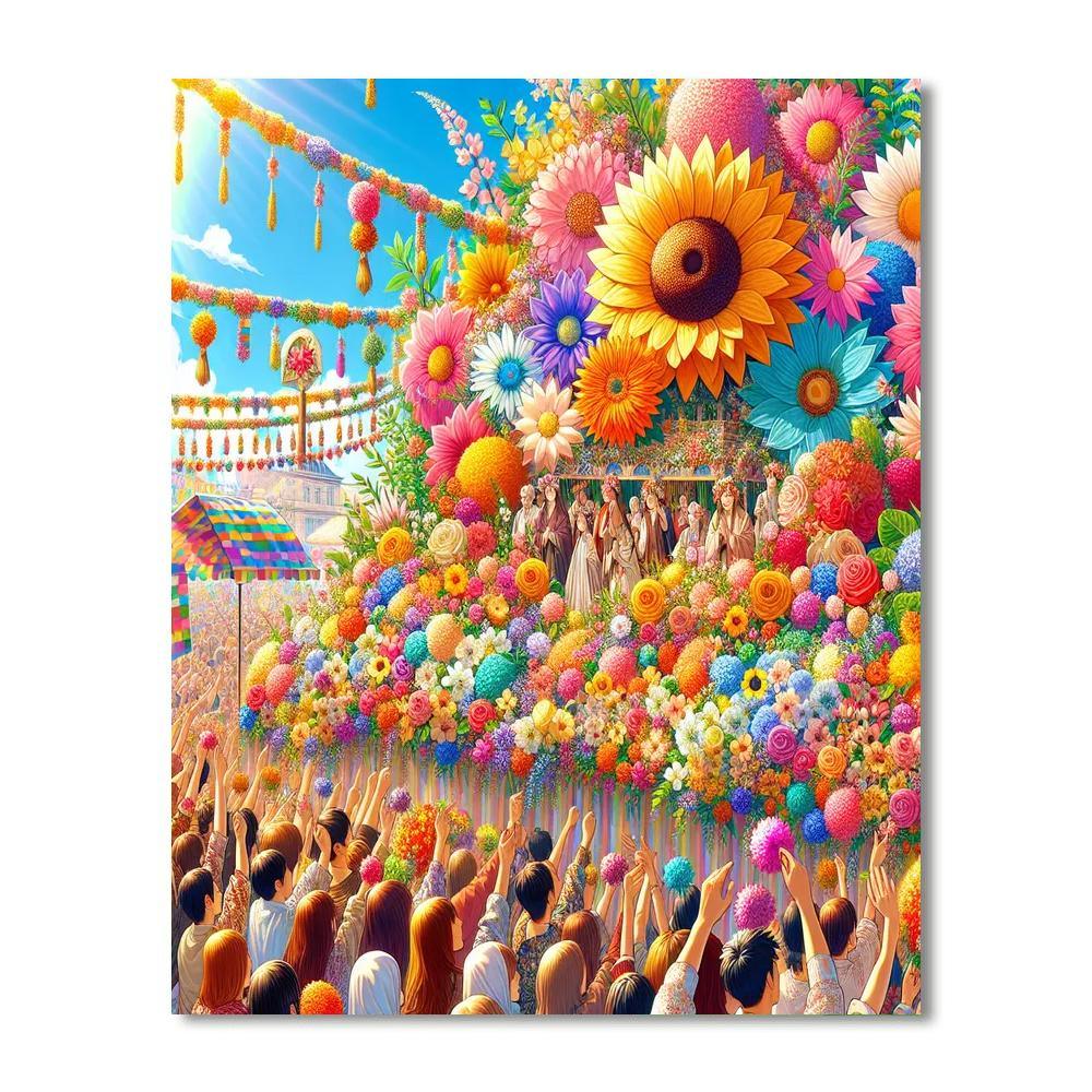 Fabulous Flower Festival Paint By Number