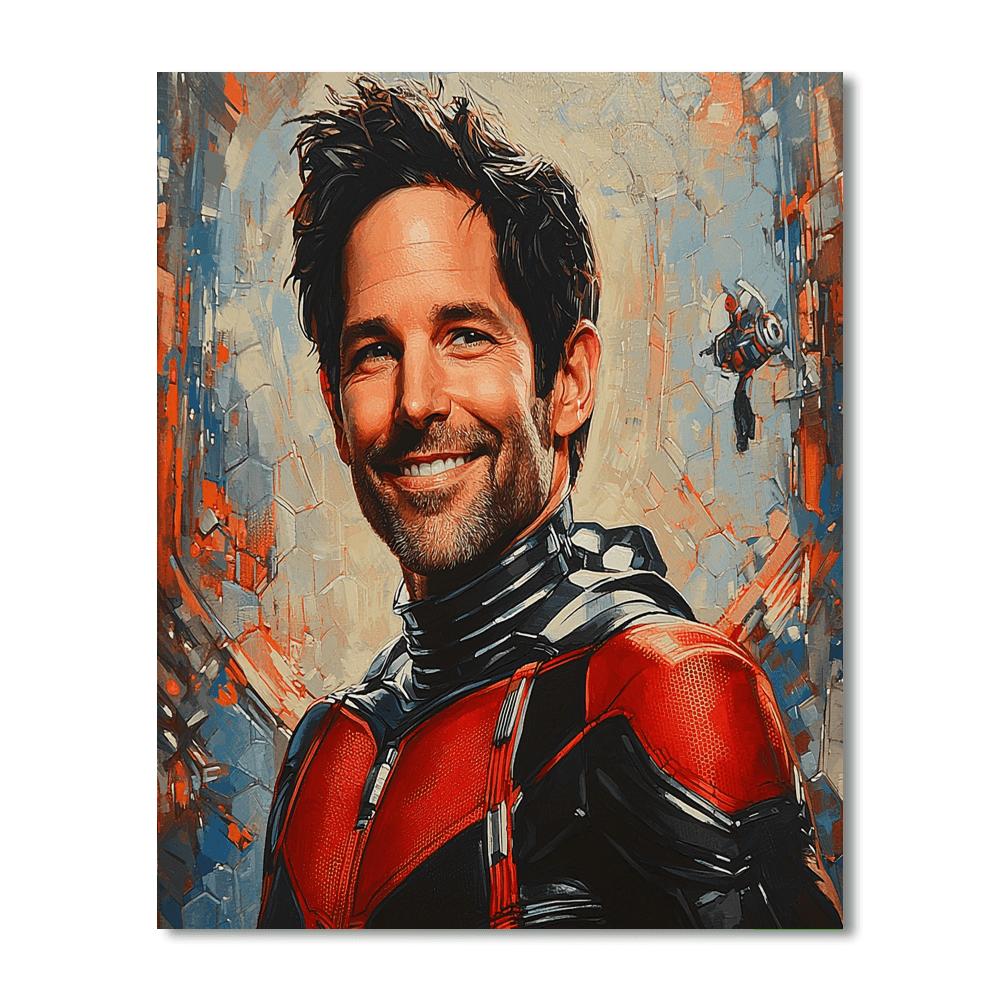 Paul Rudd: The Eternal Charm Of Ant-man Paint By Number