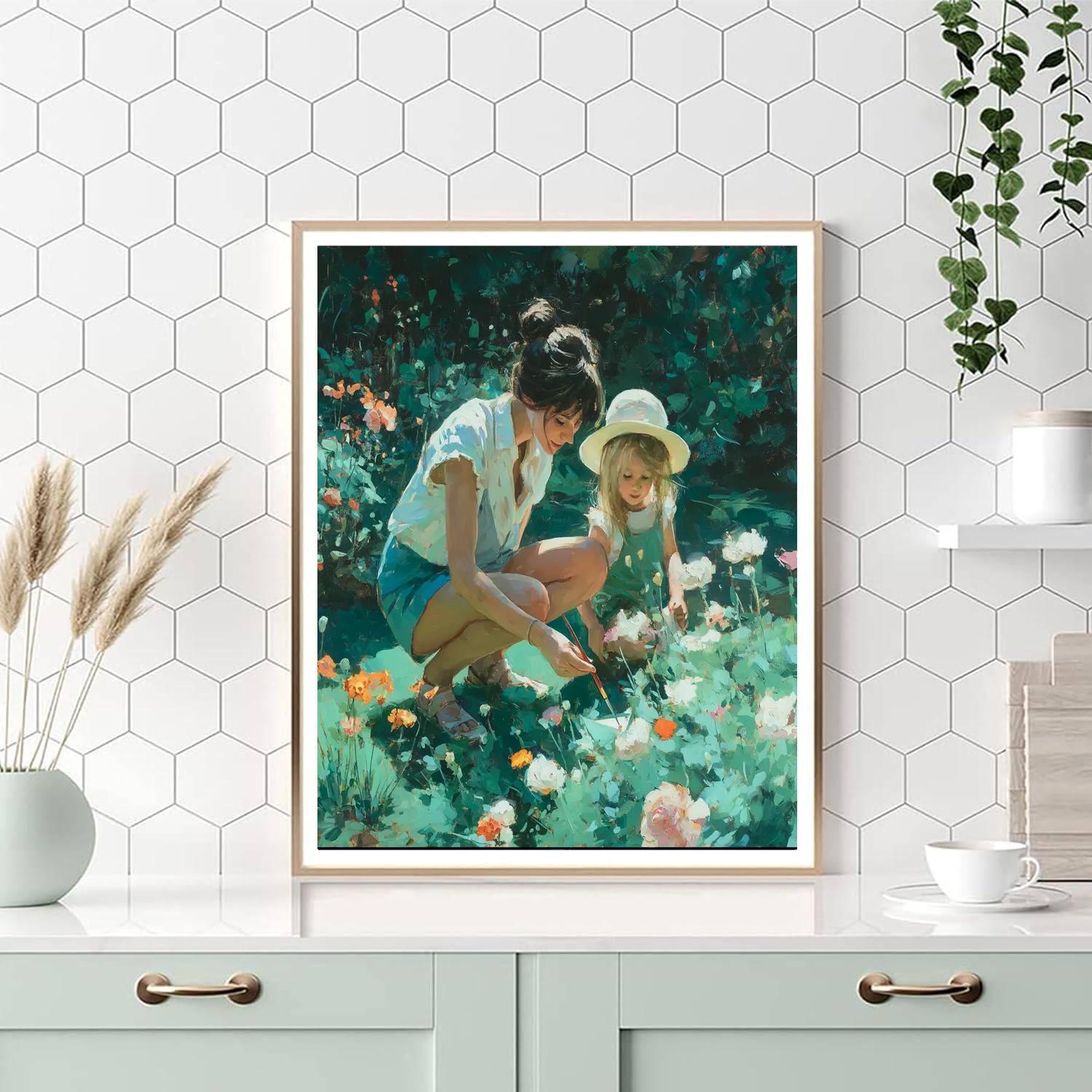 Morning Joy In The Garden DIY Paint By Numbers