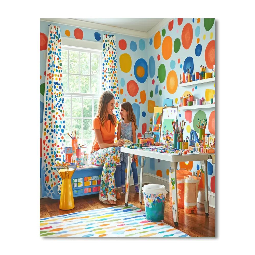 Crafting Memories Together Number Painting